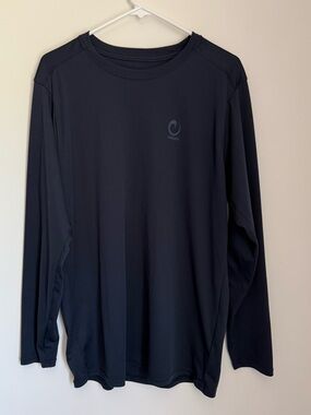 Origin USA Active Men's Blue Long-Sleeve Performance Shirt
